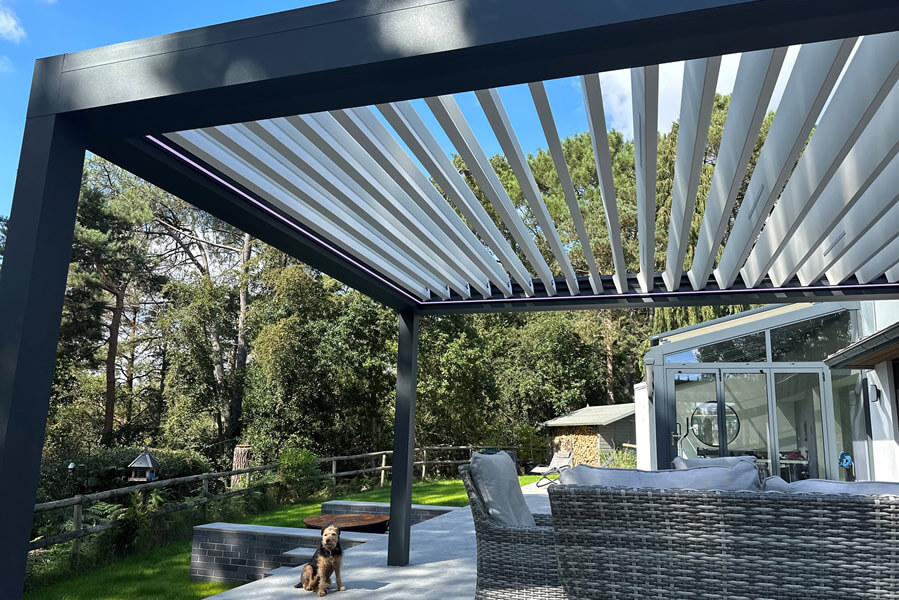 Aluminium Louvered Pergolas Dorset