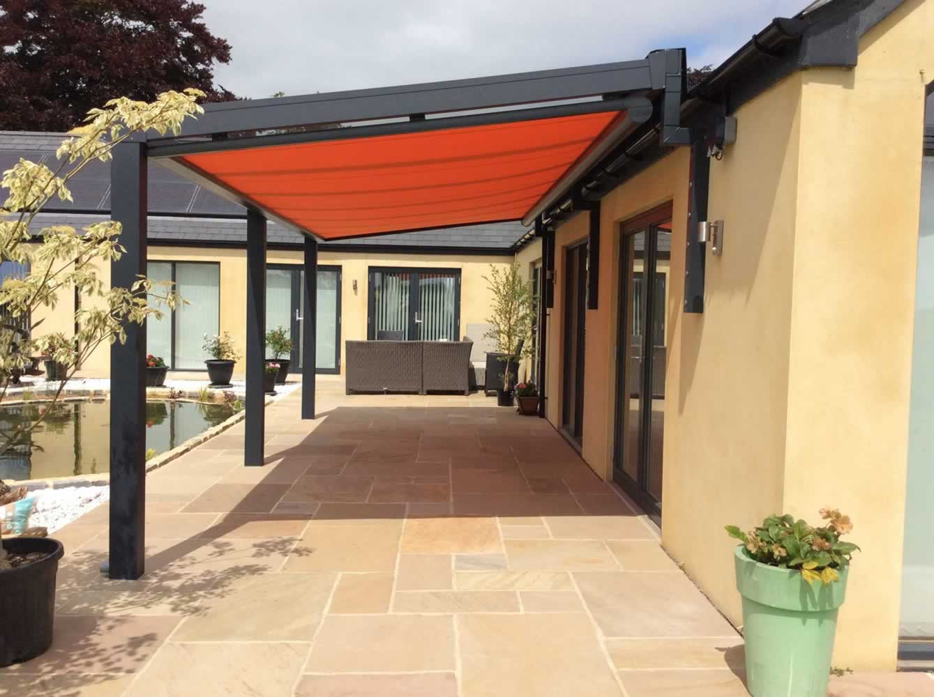 Under Glass Veranda Blinds